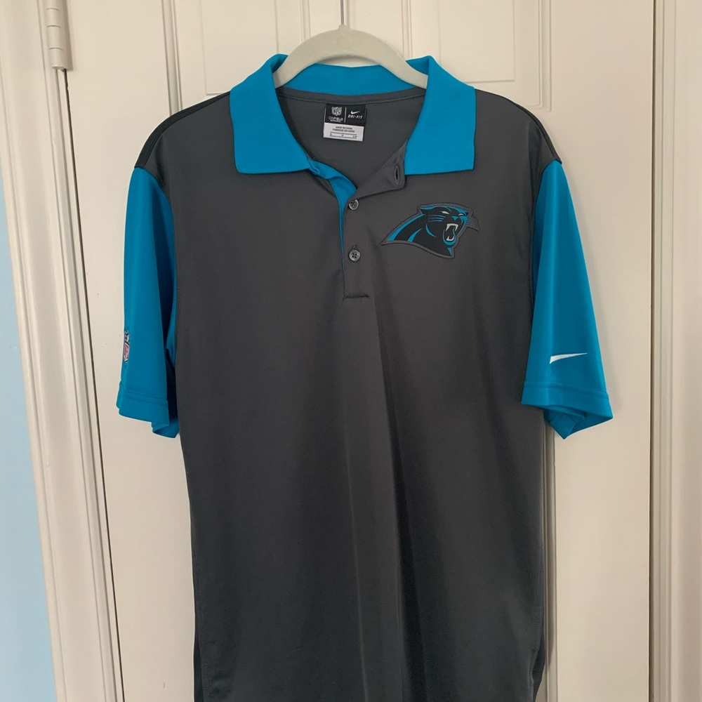 Carolina Panthers Nike dri-fit golf polo